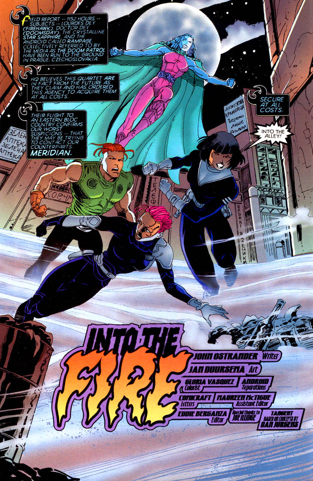 Read online Tangent Comics/ Nightwing: Night Force comic -  Issue # Full - 3