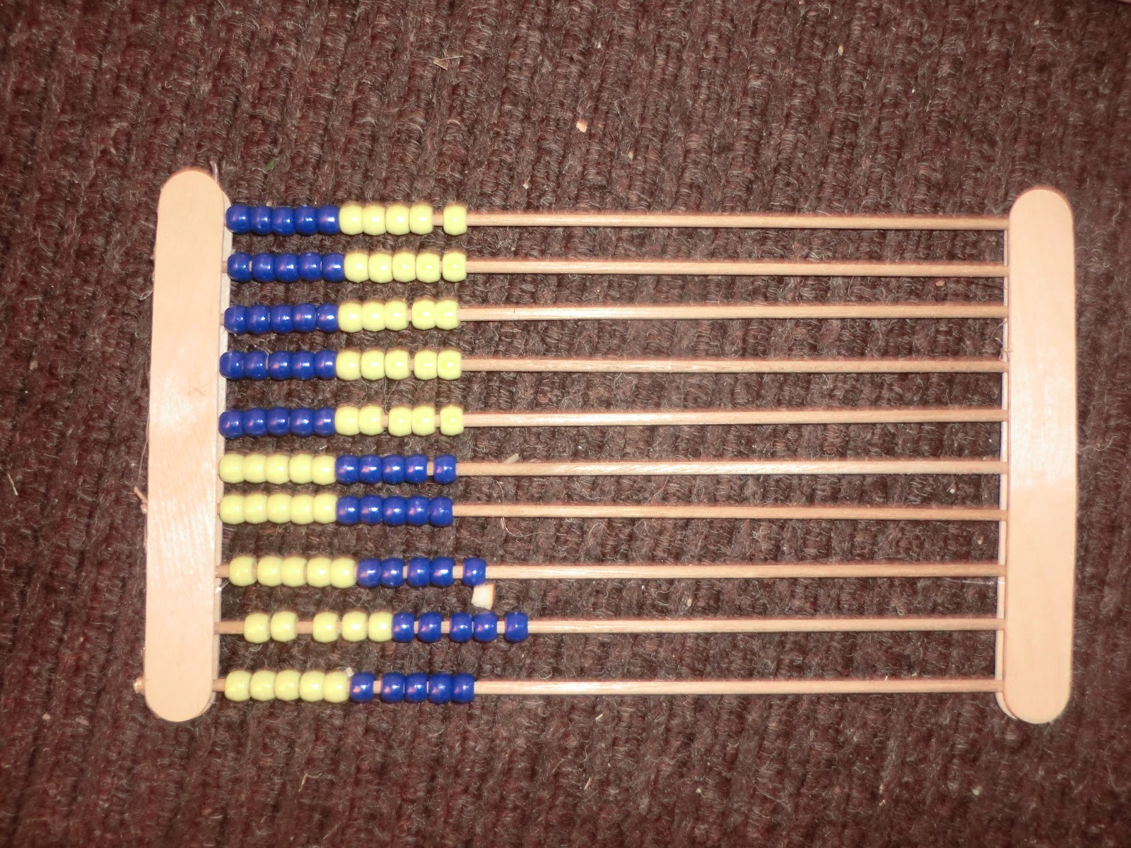 Homeschooling With the Kvenvoldens Making your own Abacus/Abaci