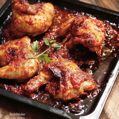 Resep Olahan Ayam - Ayam Panggang Sambal Tomat