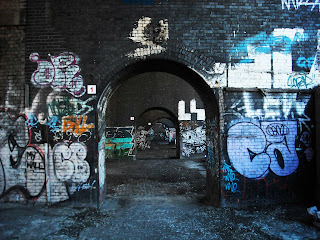 <img src="Arches near the A57 Ring Road.jpeg" alt=" image of  railway arches covered in graffiti" />