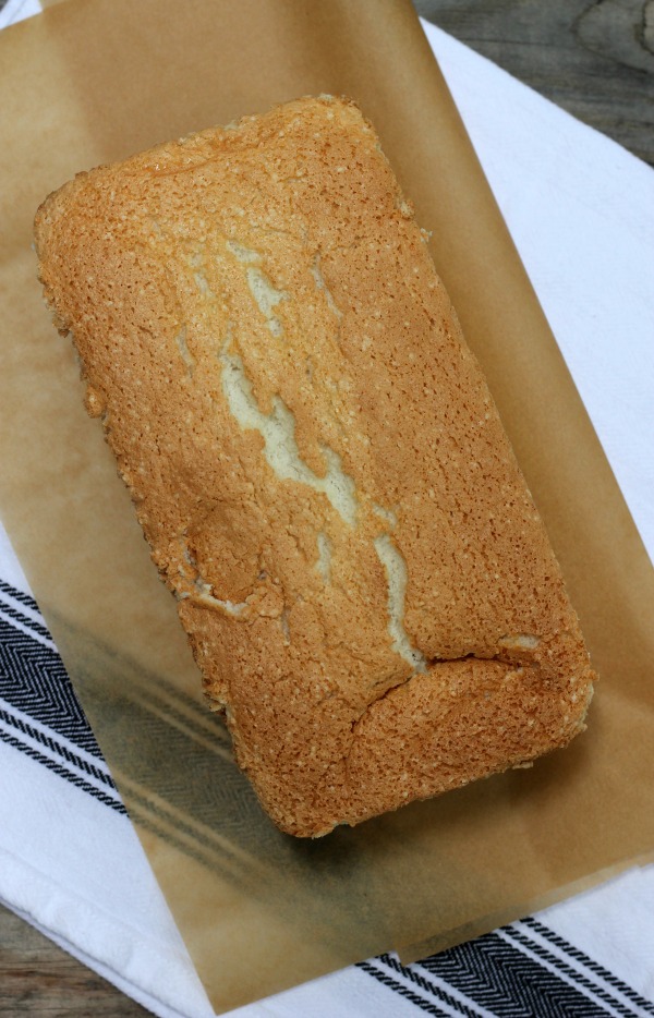 Angel Food Cake In A Loaf Pan - Homemade In The Kitchen