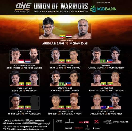 UNION OF WARRIORS COMPLETE WITH 10 BOUTS