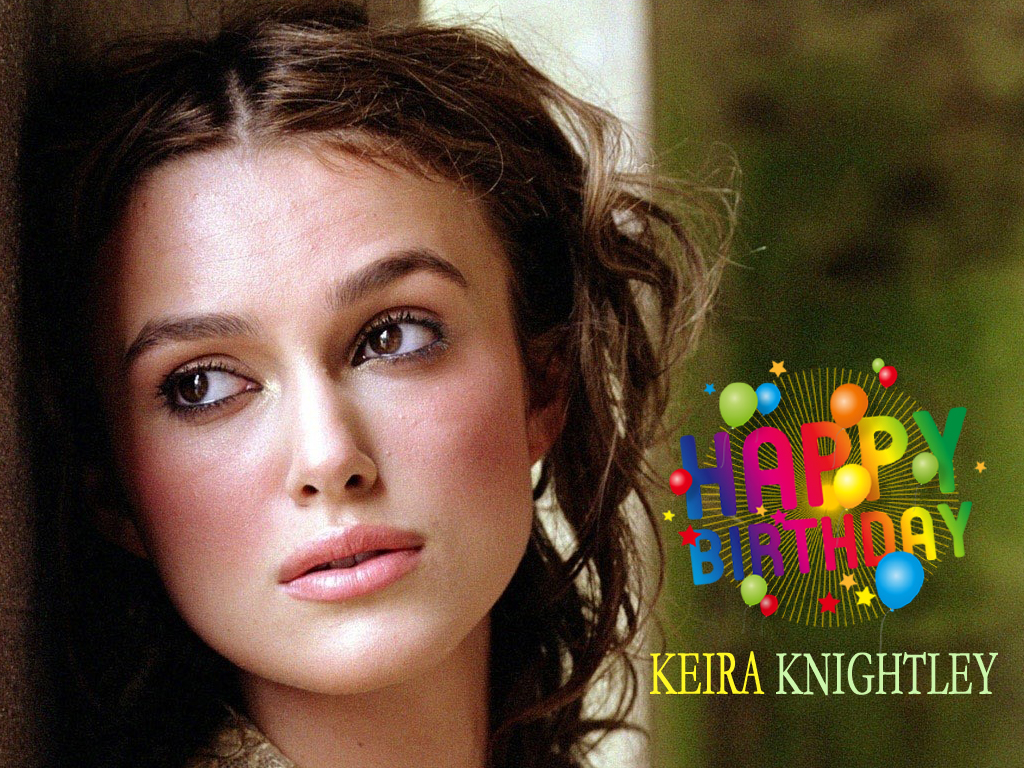 Happy Birthday Photo: Birthday Wishes For Keira Knightley: Wallpaper