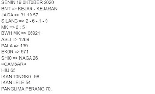 Prediksi Syair Sgp 19 Oktober 2020 Keraton4d