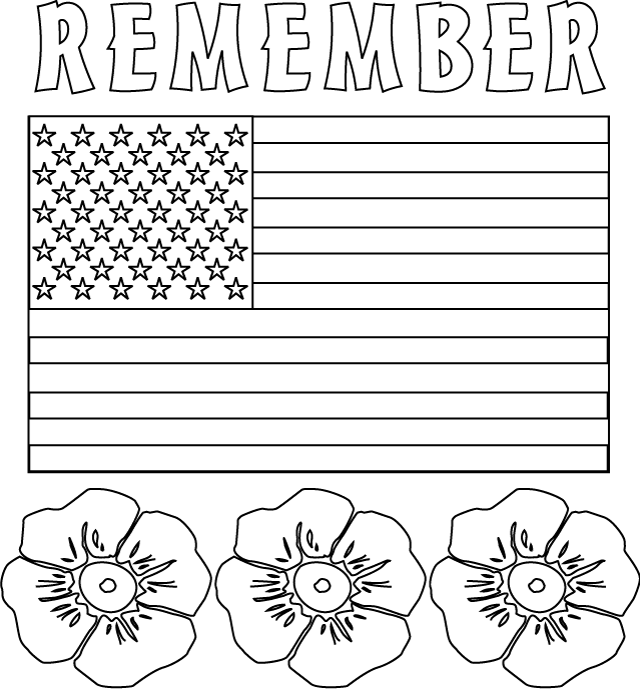 Printable Memorial Day Coloring Sheets Customize And Print