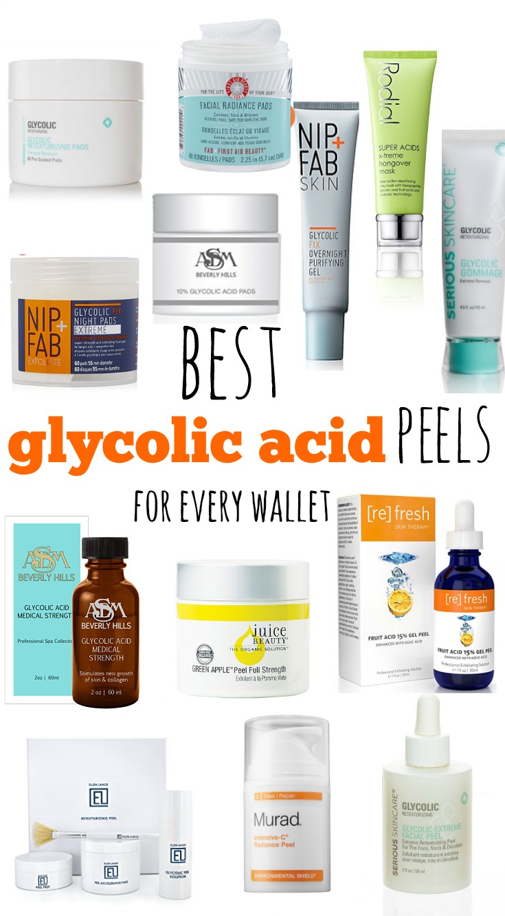 BEST GLYCOLIC ACID PEELS (PADS, MASKS AND MORE!)