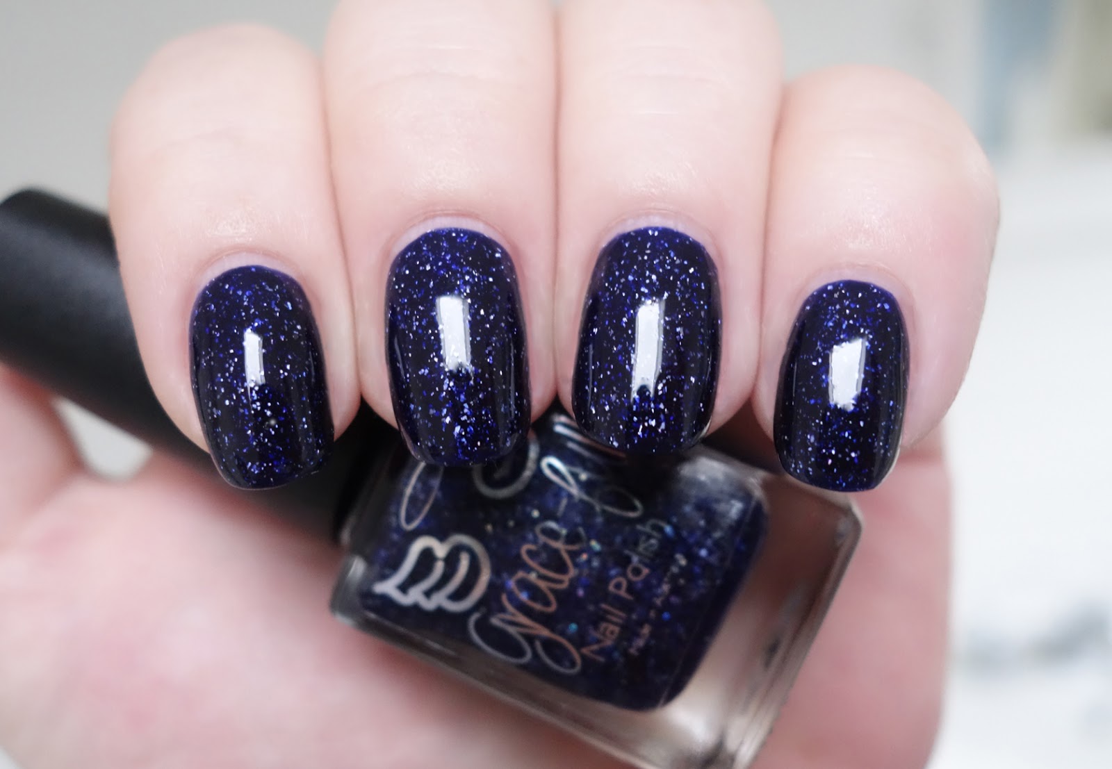 Lacquer Slacker Liz Gracefull Nail Polish Midnight Clear