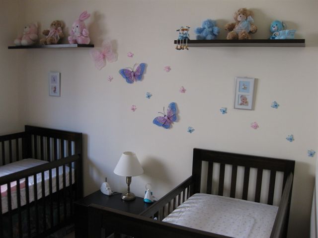 Quarto de gêmeos Ideias para quartos de bebês gêmeos