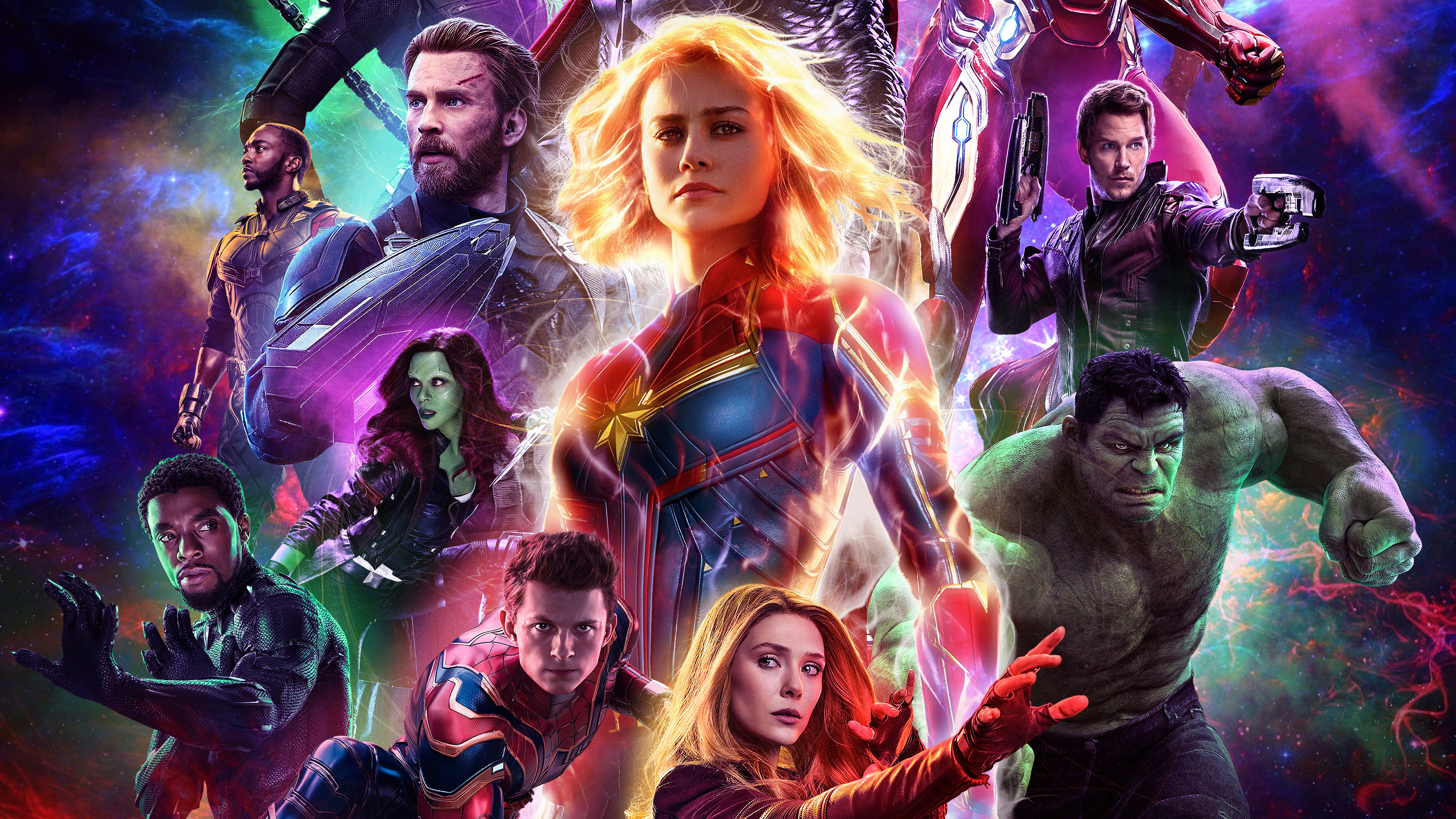 Avengers: Endgame Cast Characters 8K Wallpaper #149