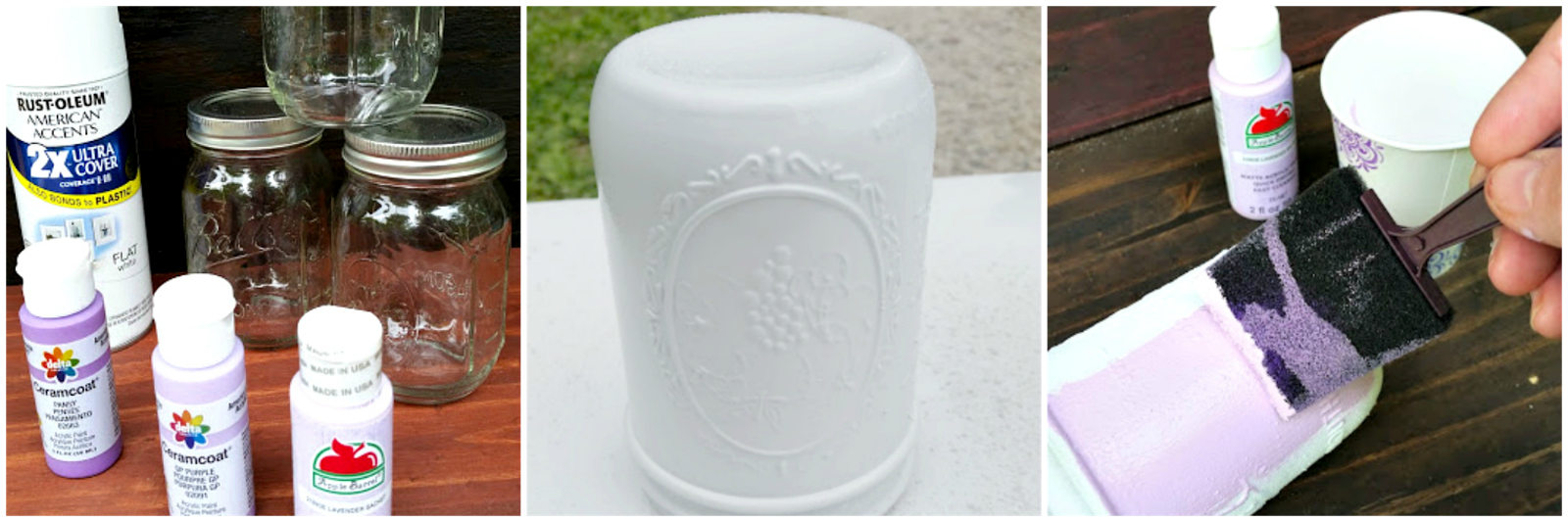 Style, Decor & More DIY Ombre Painted Mason Jars!