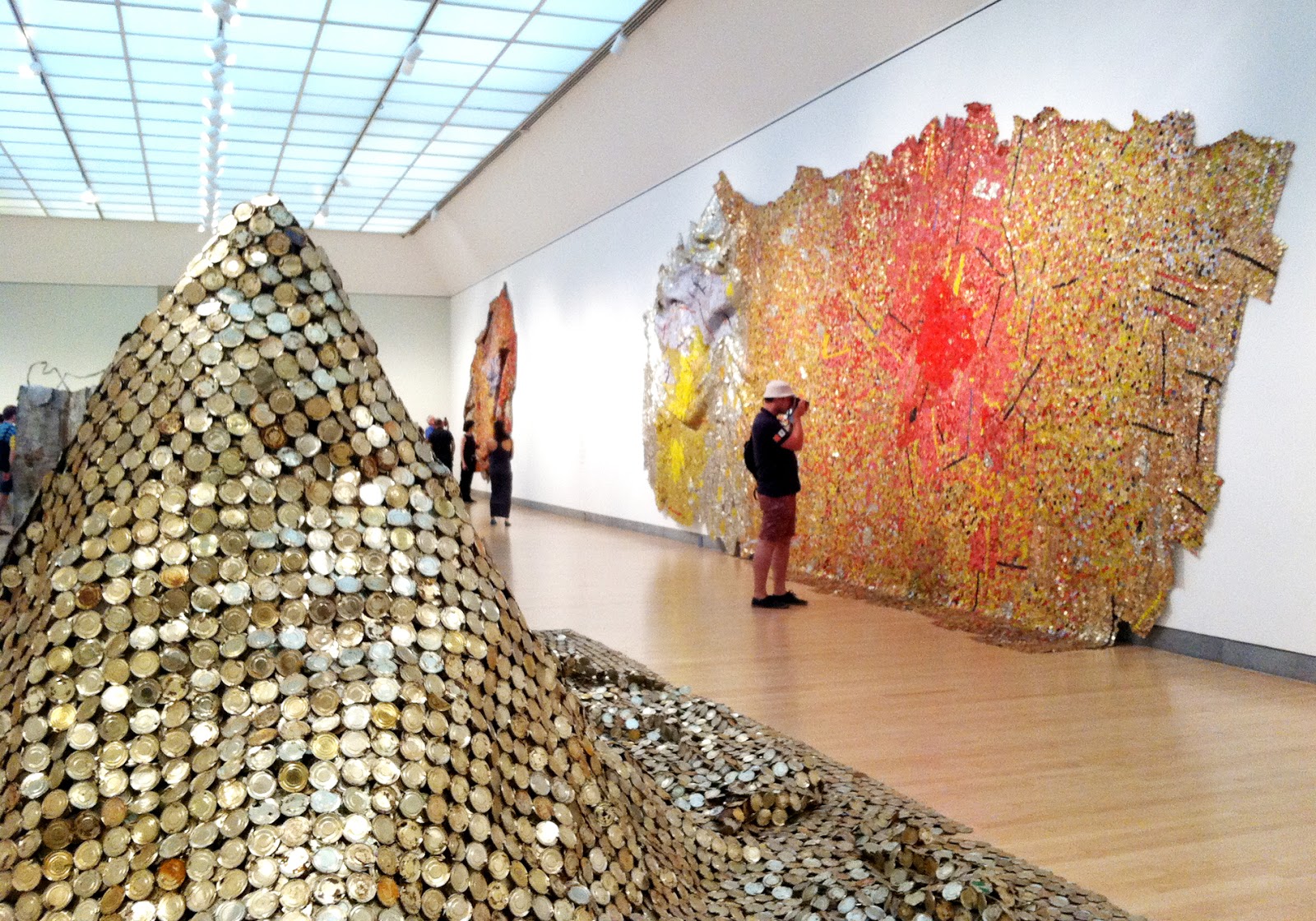 Blipadee El Anatsui *the Glory of Bottle Caps, Tin Lids, Twist Ties