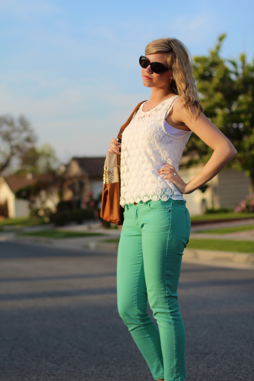 Living in Color | A Life & Style Blog: Outfit Post: Home