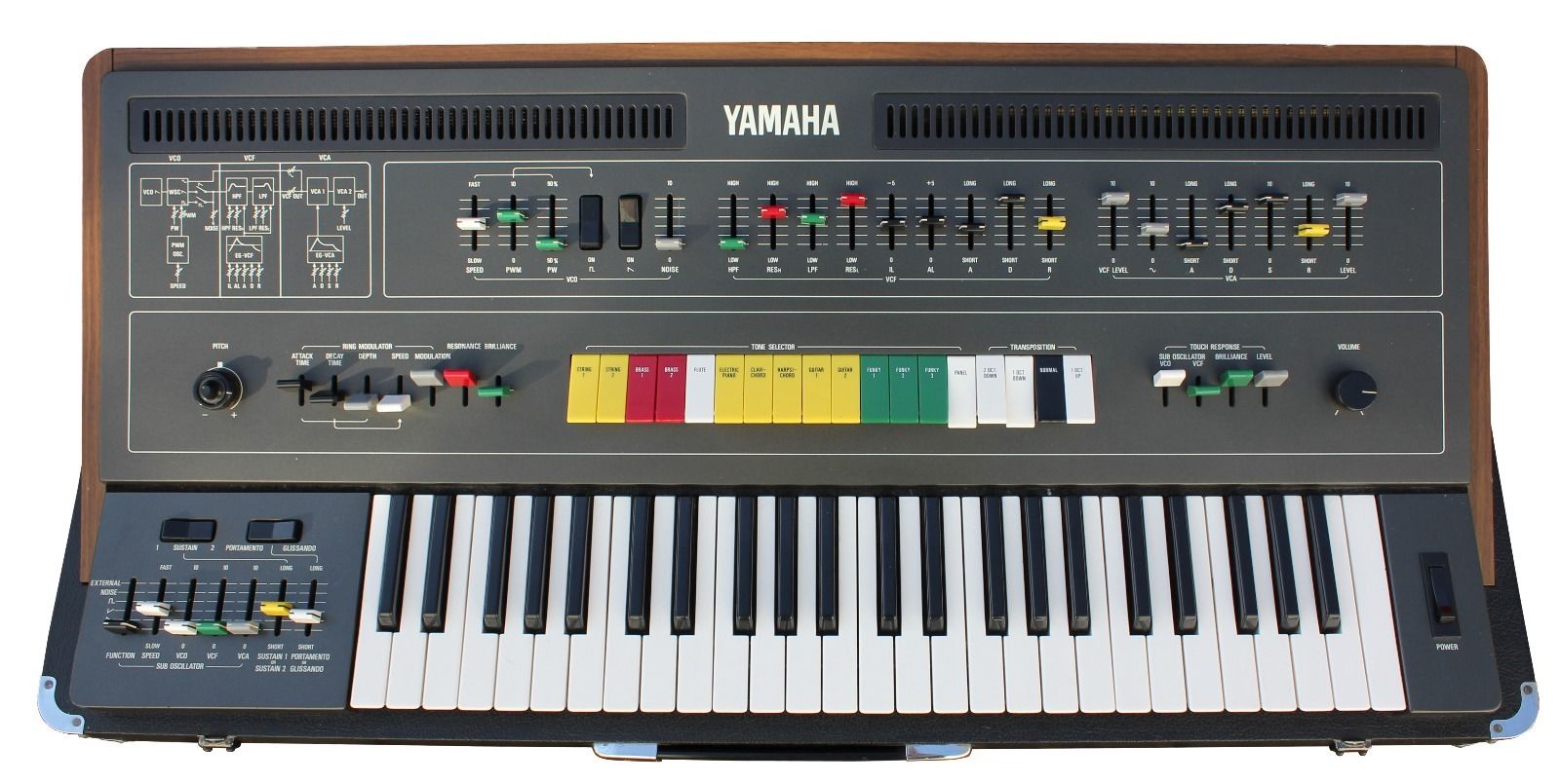 MATRIXSYNTH Yamaha CS50 Analog Polyphonic Synthesizer