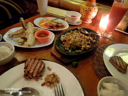 Set meal at KaLui Restaurant in Puerto Princesa City