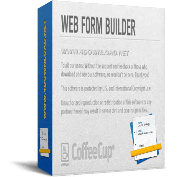 Download CoffeeCup - Web Form Builder v2.9 Build 5525 Full version