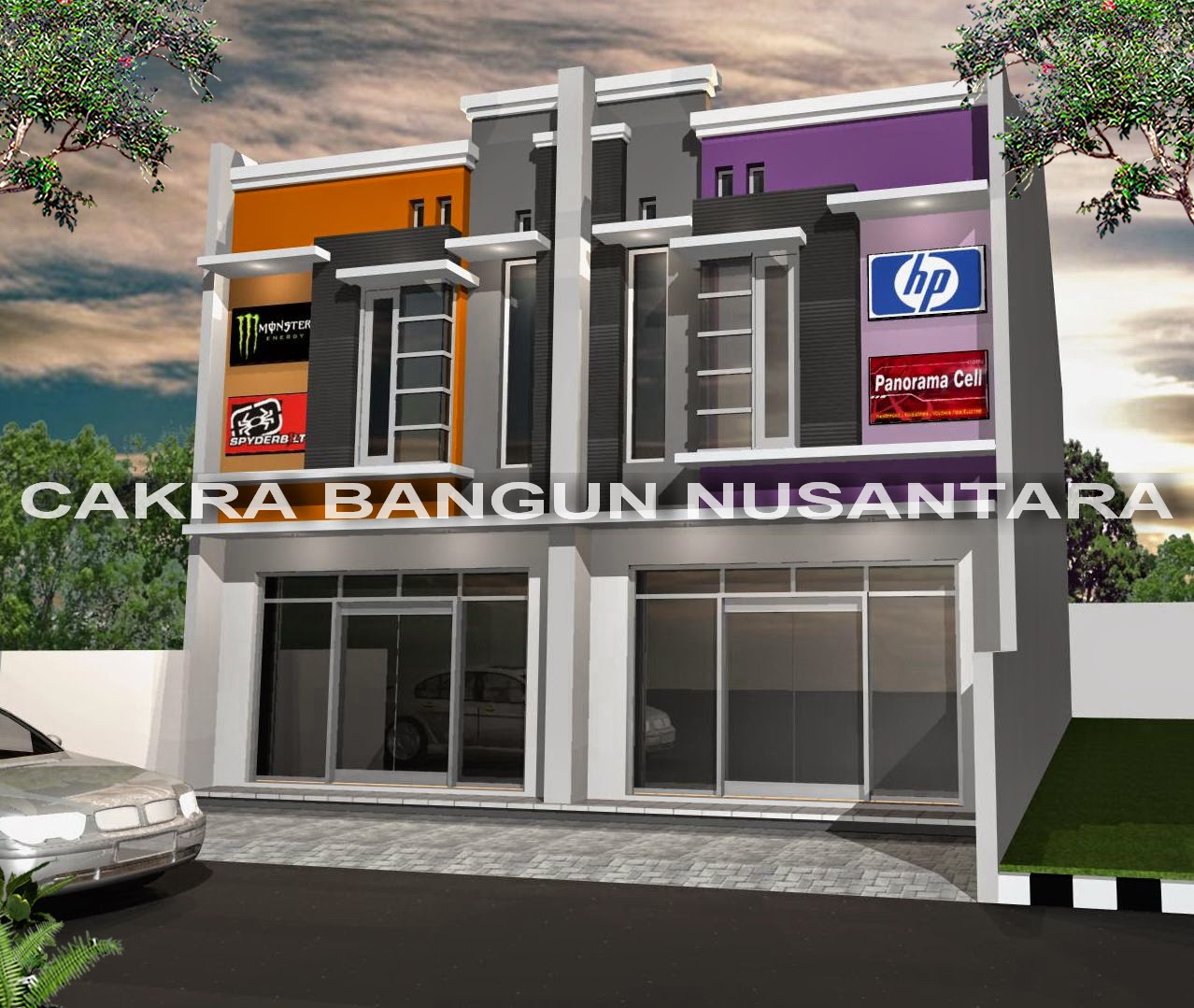 20 Model Desain Kios Minimalis Modern Terbaru 2017 - Desain Rumah
