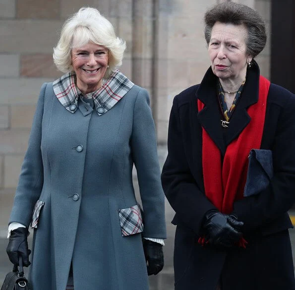 The Duchess of Cornwall presented The Princess Royal with an Honorary Degree in recognition of her contribution to public life