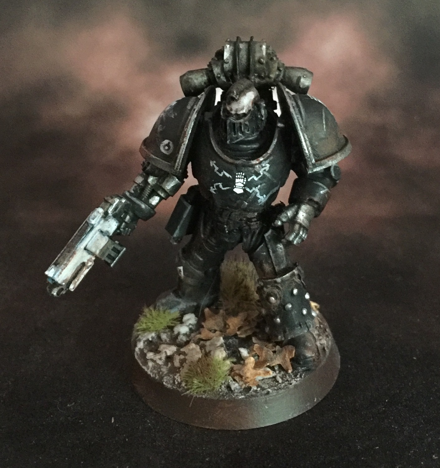 Death of a Rubricist + inload Paint It Black the Iron Hands scheme