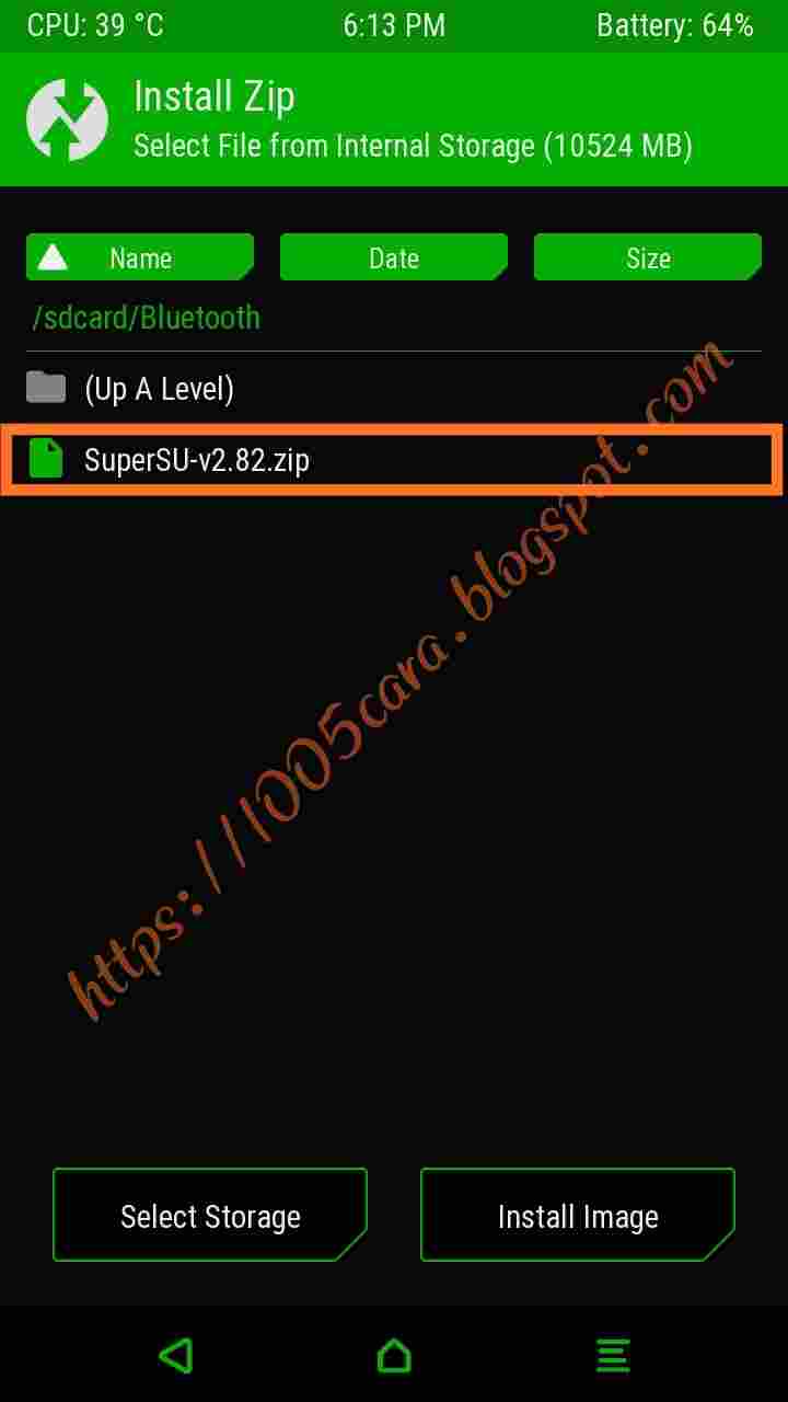 Cara Root dan Pasang TWRP Lenovo a7700 1005CARA