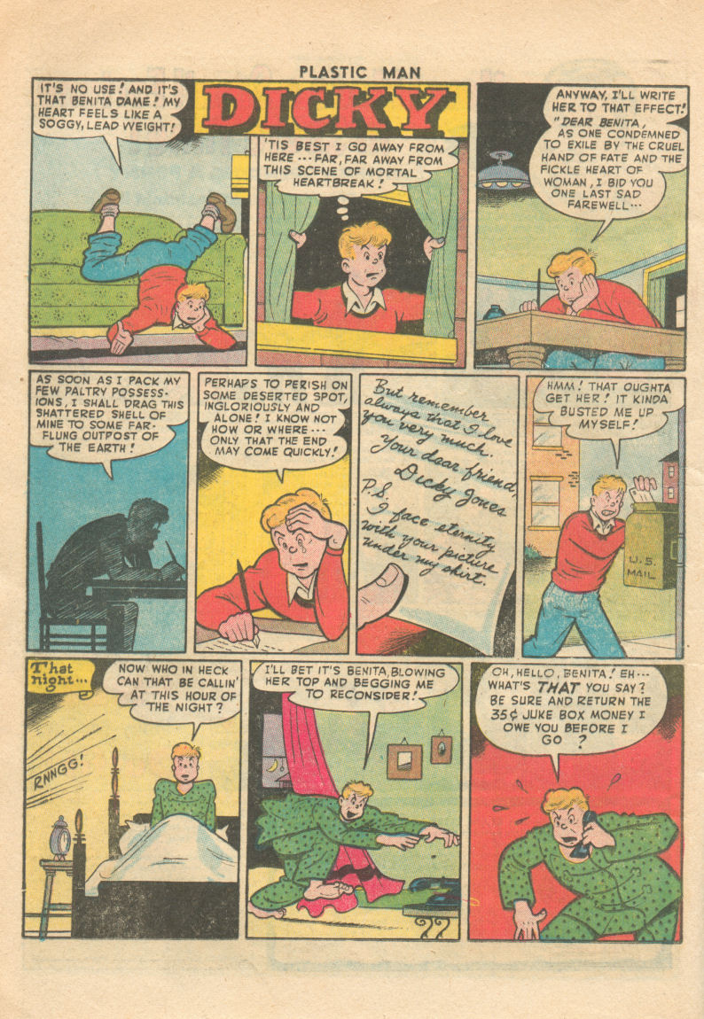 Read online Plastic Man (1943) comic -  Issue #63 - 12