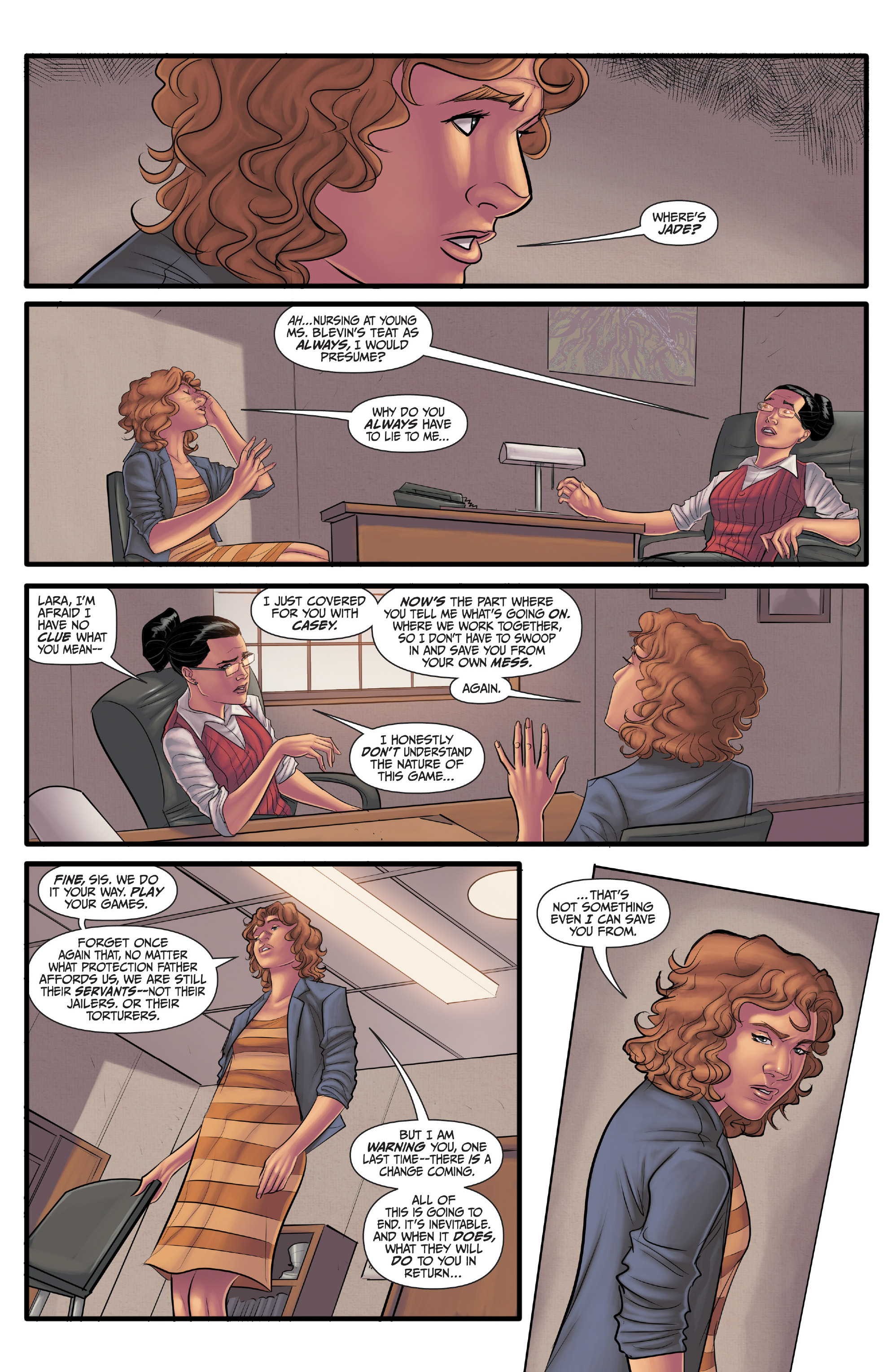 Read online Morning Glories comic -  Issue #42 - 23