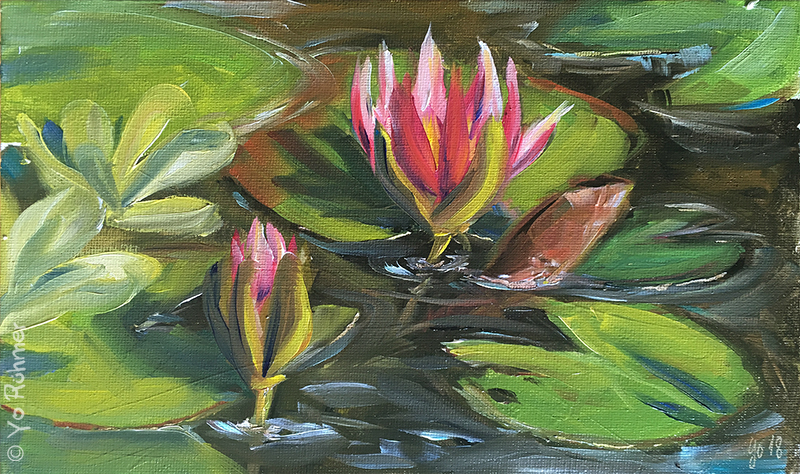 Monets Seerosen Paintingpartys