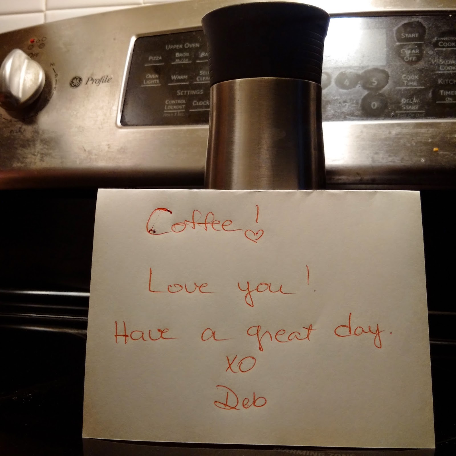 Written Inc. Coffee is served