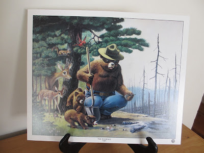 The Welcomed Guest: Smokey Bear Tablescape