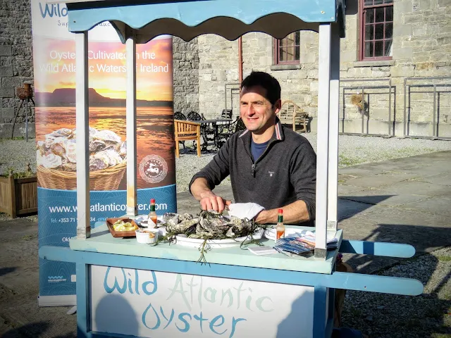 Glenn Hunter from Wild Atlantic Oysters in County Sligo, Ireland
