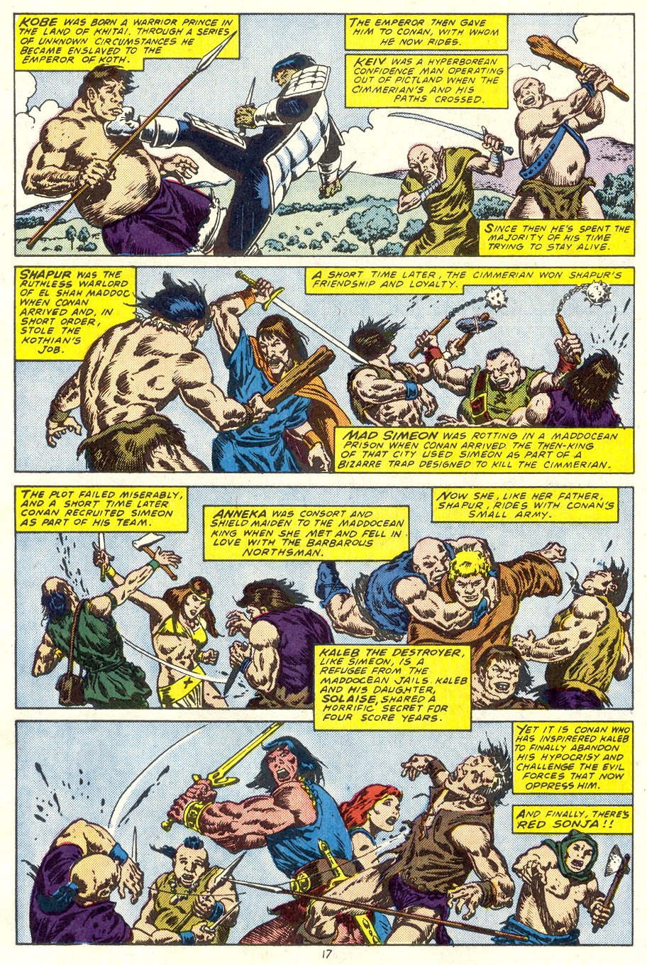 Read online Conan the Barbarian (1970) comic -  Issue # Annual 12 - 18