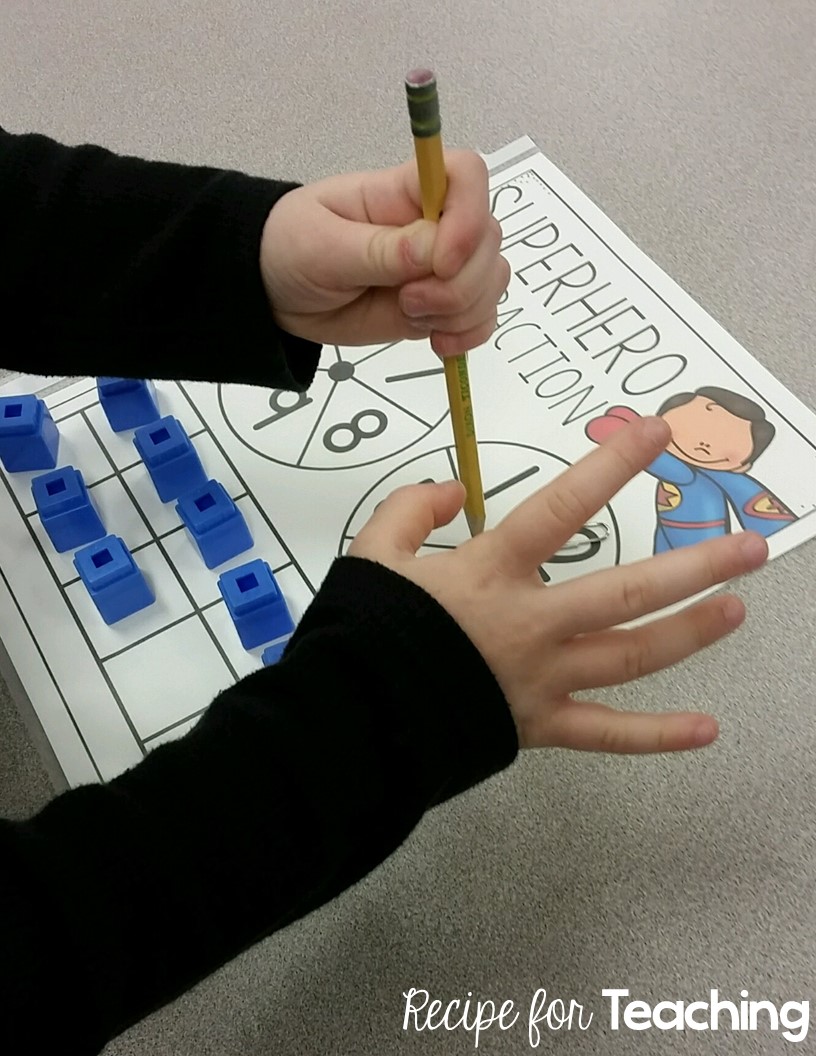 Superhero Day Subtraction - Recipe for Teaching