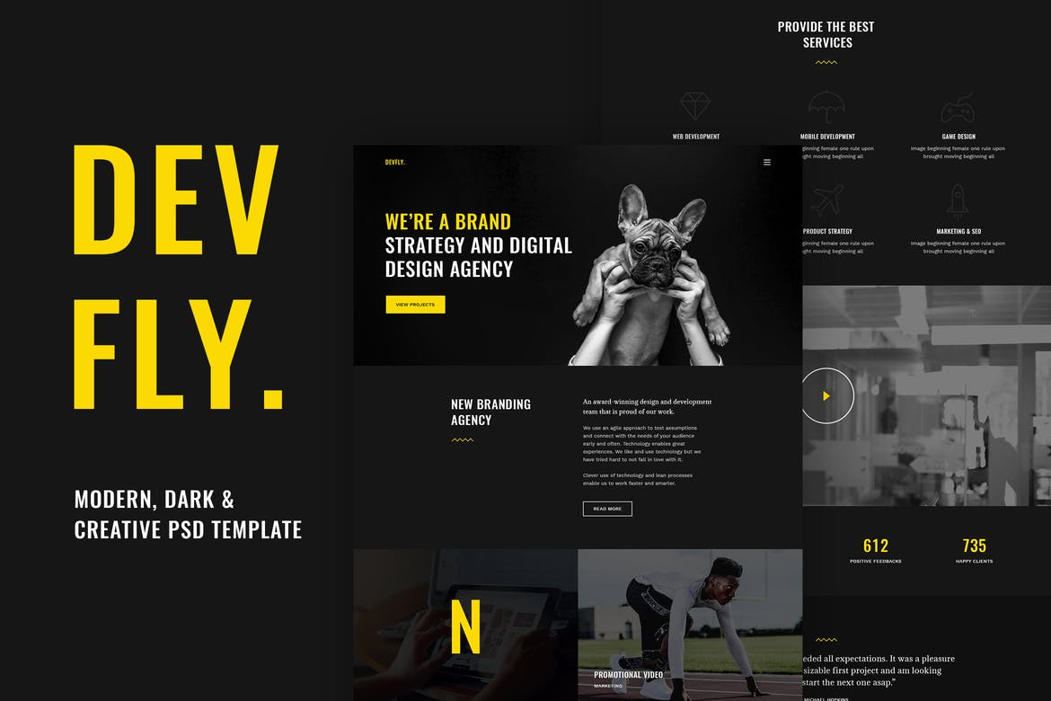 Photoshop Website Templates #2