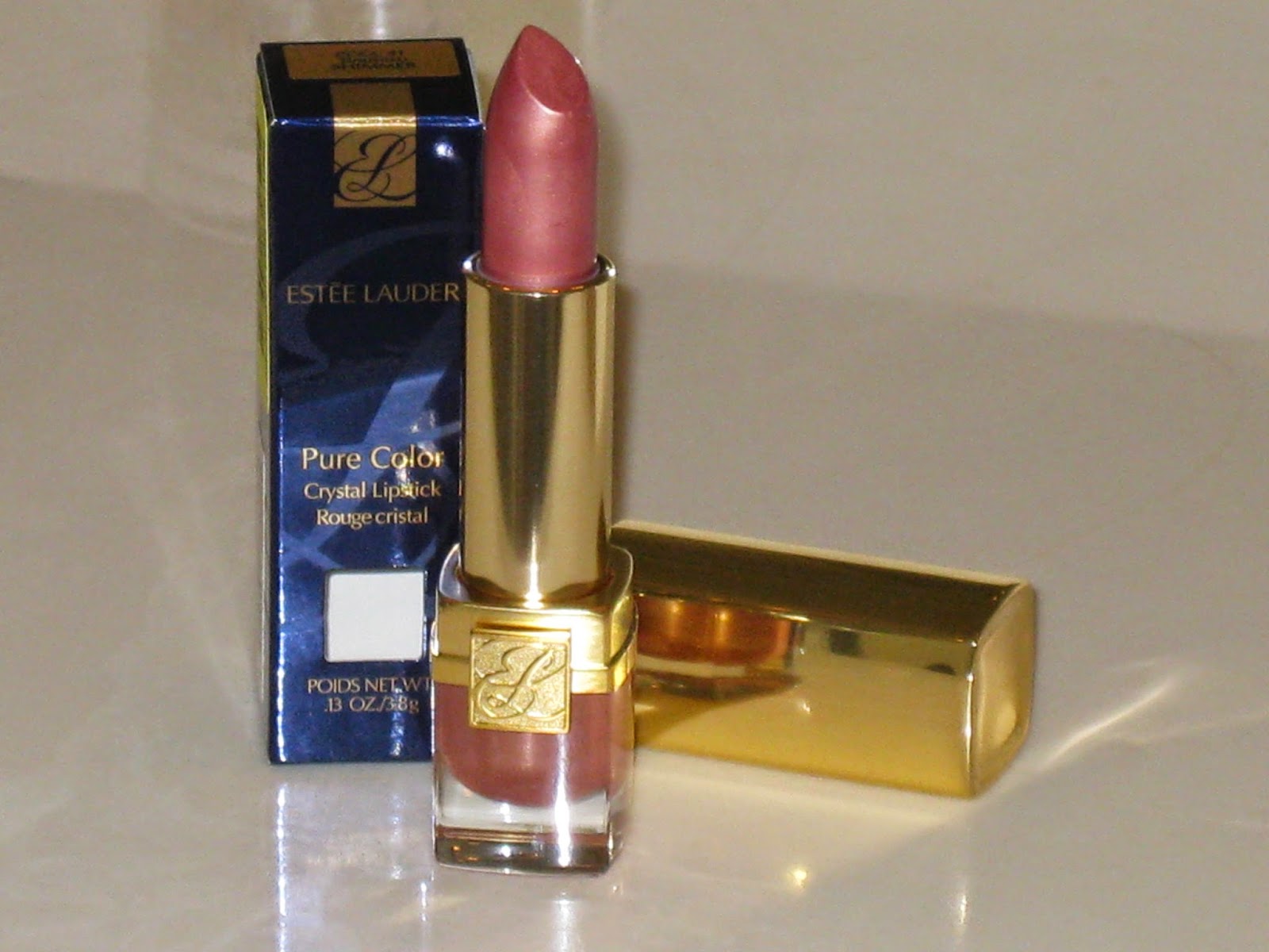 Estee Lauder Pure Color Crystal Lipstick "Tiramisu 41" (Crystal Shimmer)