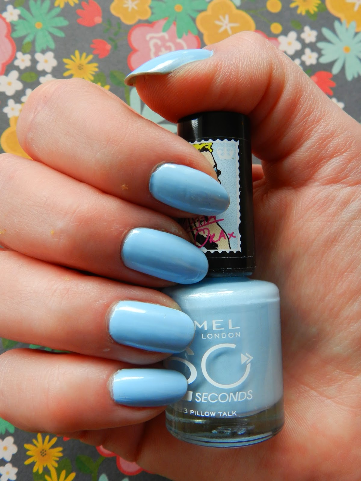 Unfade what fades: Rimmel 60 seconds nail polish in Pillow Talk and 