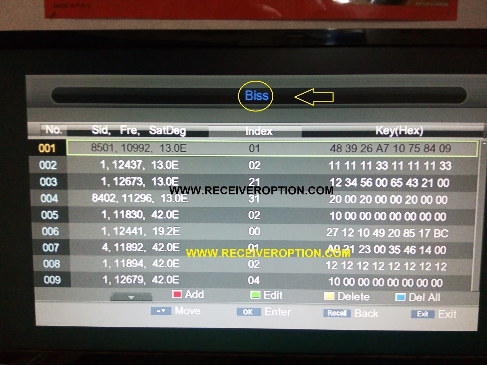 SAT TRACK XTREME PLUS HD RECEIVER BISS KEY OPTION How To Enter Biss sat-track-xtreme-plus-hd-receiver-biss-key-option-how-to-enter-biss