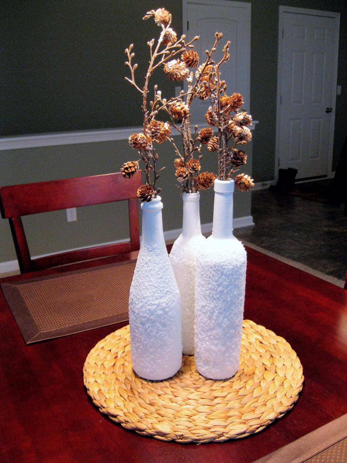 Order of Grace with a Side of Sass DIY Wine Bottle Christmas Decor