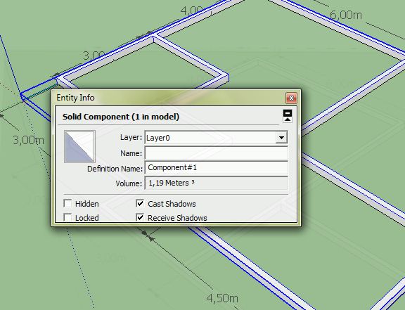 Menghitung Volume Bangunan dengan Google SketchUp IAN 