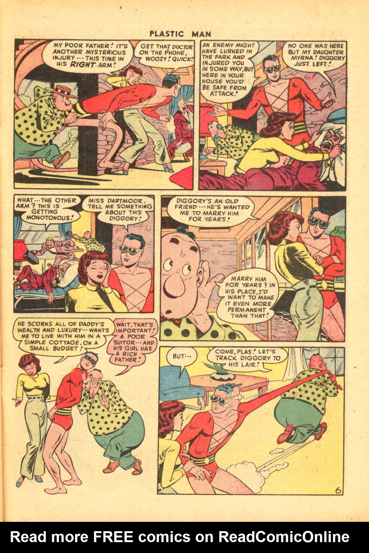 Read online Plastic Man (1943) comic -  Issue #9 - 41