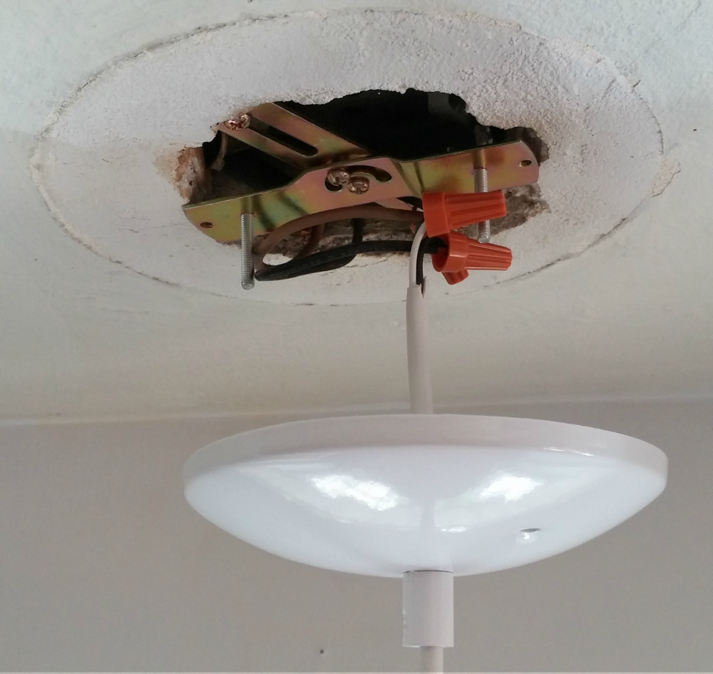 How To Replace A Light Fixture Little Vintage Cottage