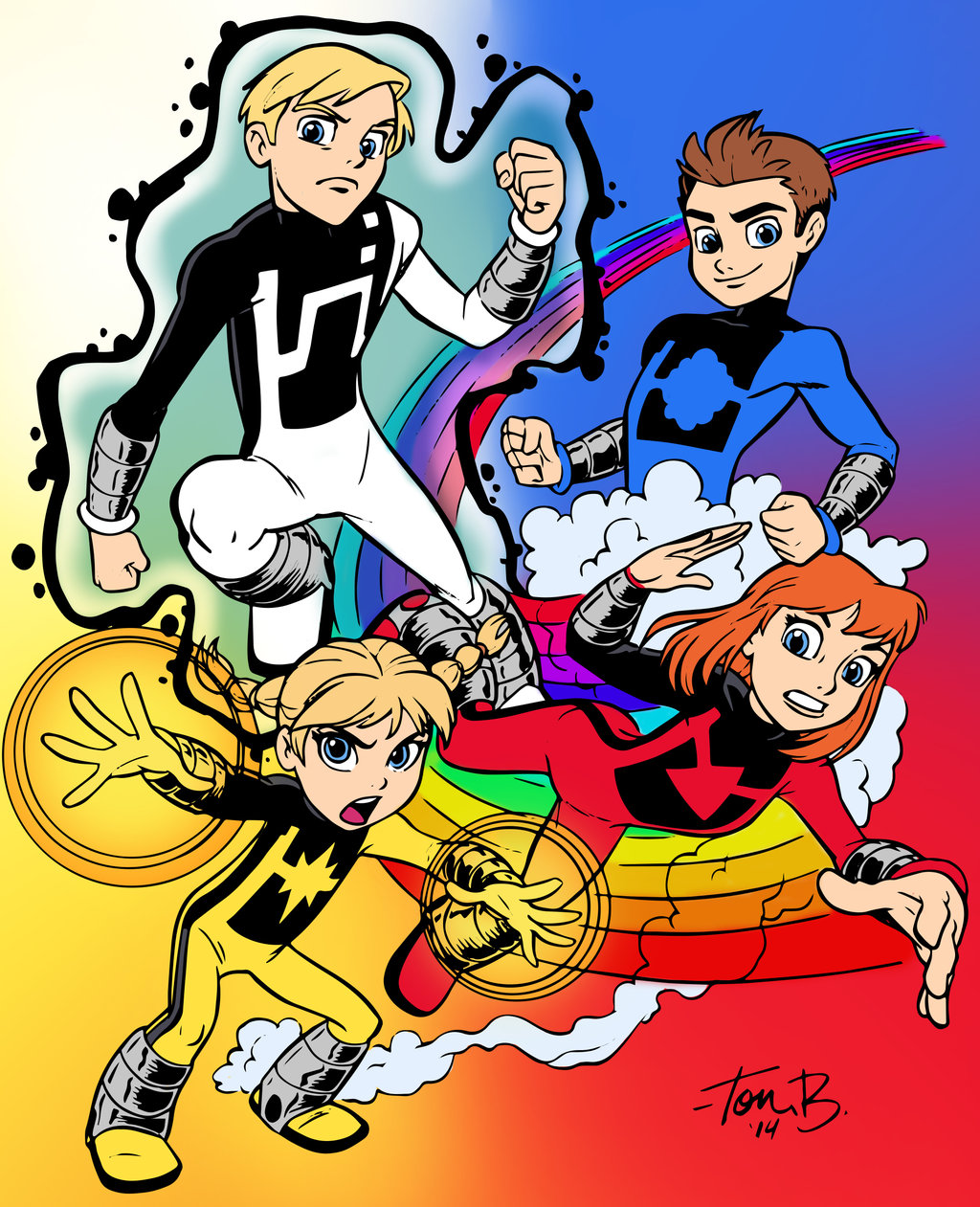 Power Pack - Marvel Superheroes Team.