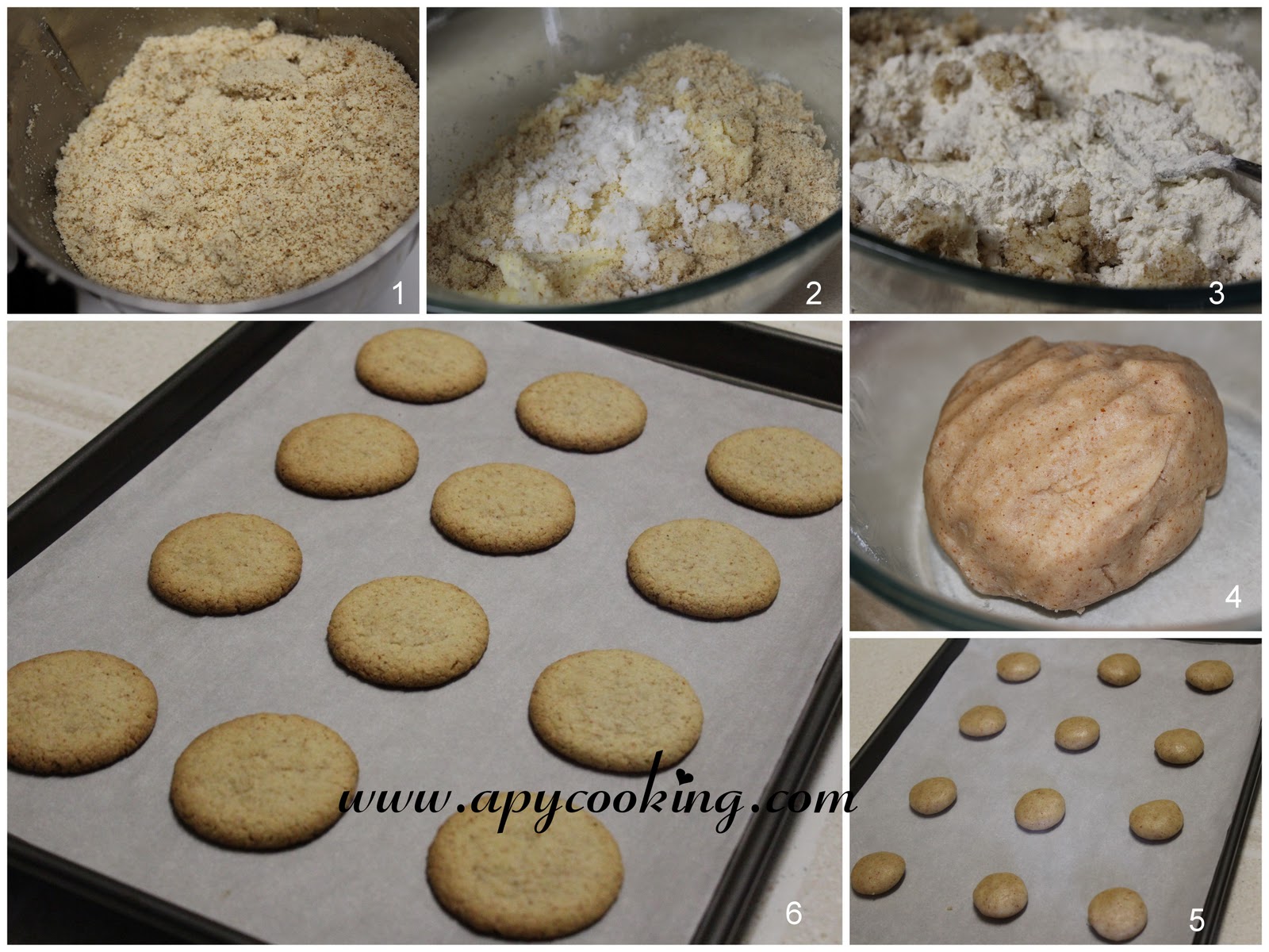 Apy Cooking Eggless Almond Coconut Cookies