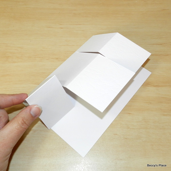 Beccy's Place Tutorial Triple Easel Cards