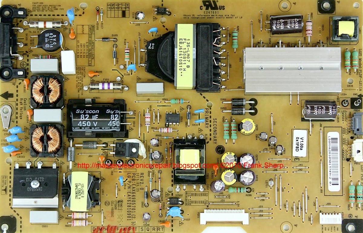 Master Electronics Repair !: REPAIR / SERVICING TV LG 47LA662V