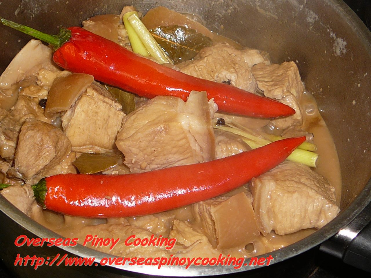 Adobong Baboy sa Gata, Pork Adobo in Coconut Milk Lutong Pinoy