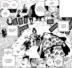 Monkey D. Luffy e Roronoa Zoro Vs Dragão Vermelho de Punk Hazard, One Piece  Wiki