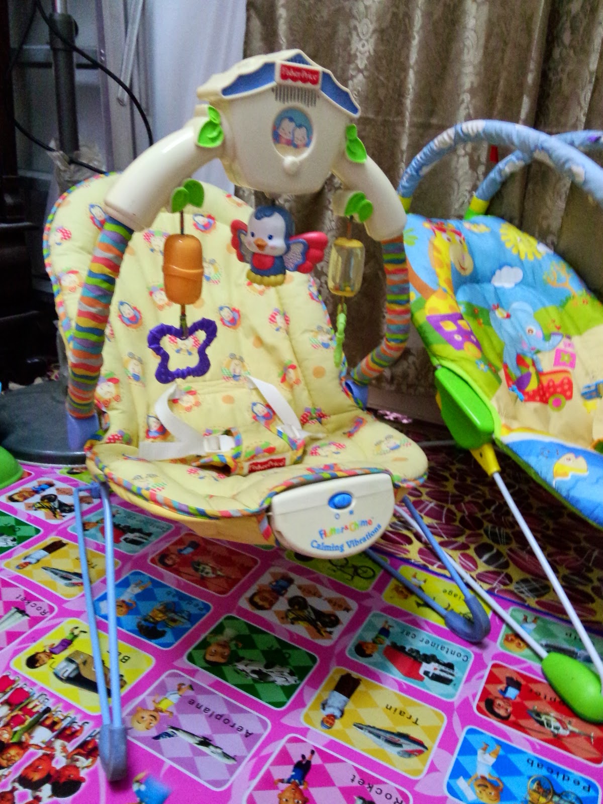MIMIEDRINA PRELOVED BABY SHOP FISHER PRICE FLUTTERBYE DREAMS BOUNCER