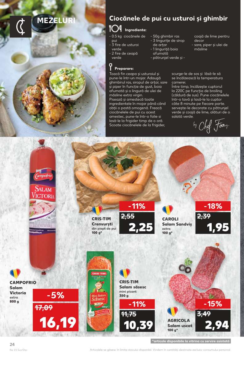 CATALOG KAUFLAND 10 16 aprilie 2019. Brosura oferte reduceri masa de