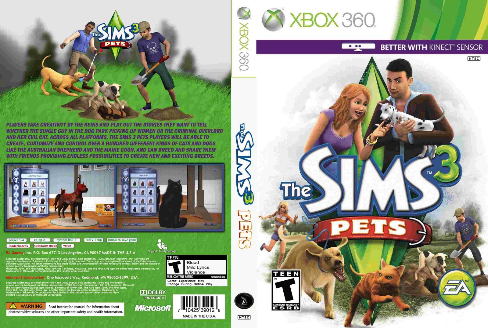 capasprimo the sims 3 pets xbox