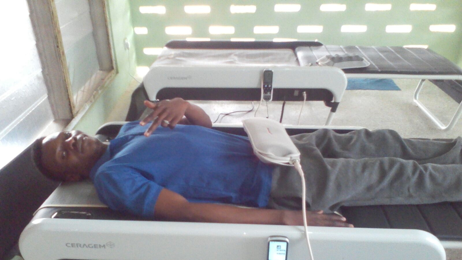 Effect of Ceragem Massage Bed Poster Ray