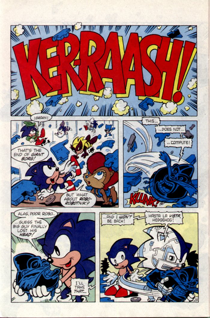 Read online Sonic The Hedgehog comic -  Issue #19 - 23
